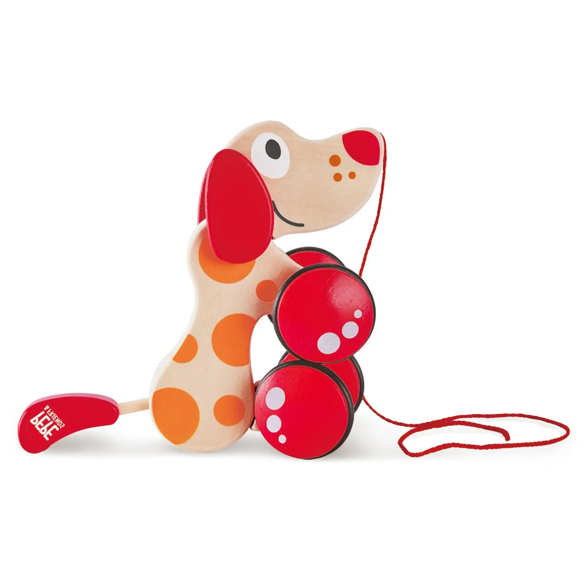 Hape Walk-A-Long Wooden Pull Along Pepe Puppy