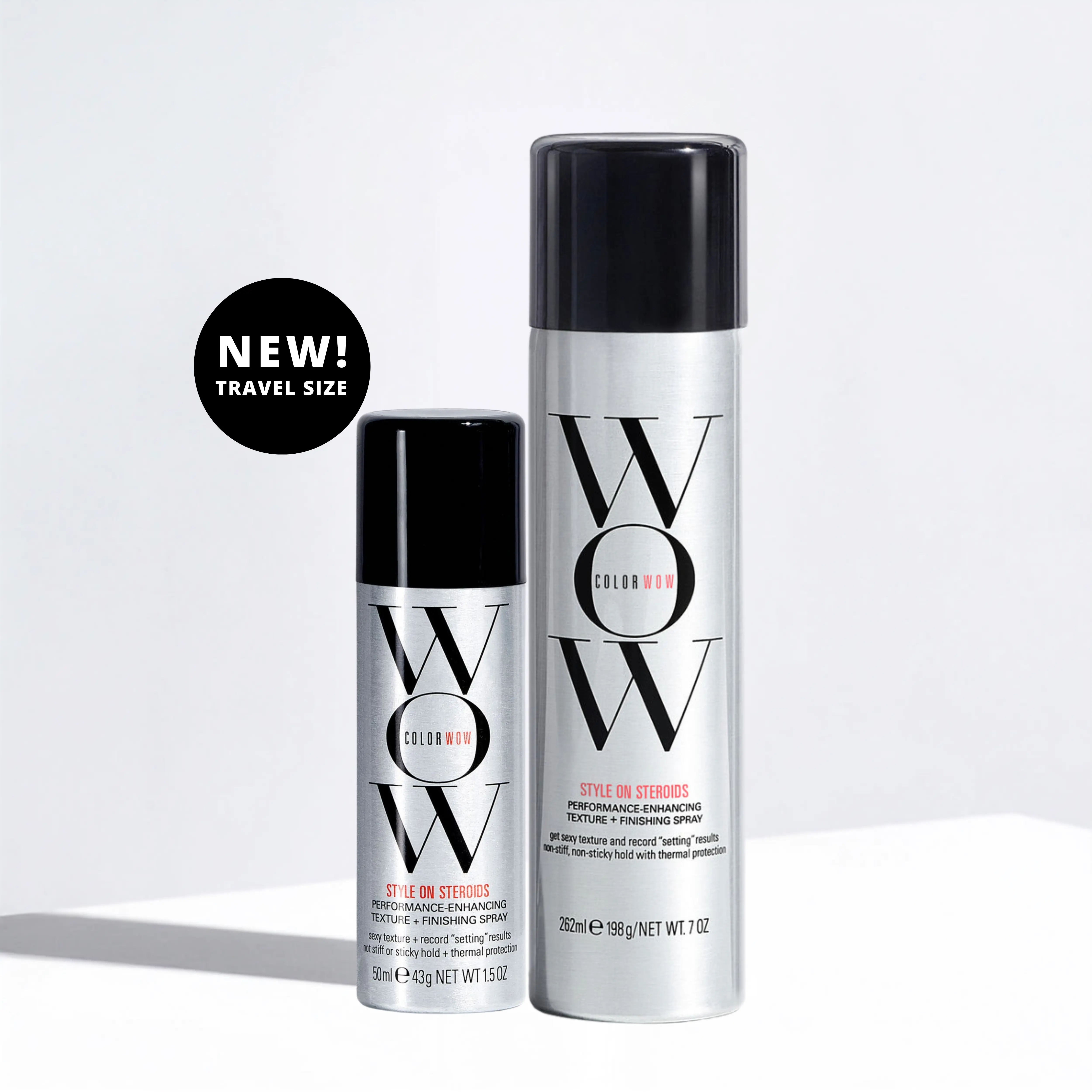 Color Wow Texturizing Spray - Performance Enhancing Texture & Finishing Spray for Bouncy Curls & Sexy Long-Lasting Style Hold 7 oz - Haircare
