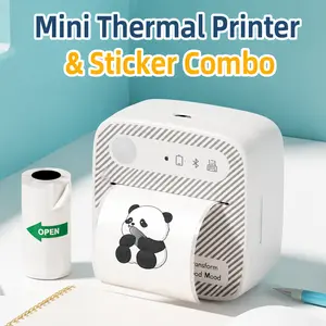 B3 Portable Photo Printer with Bluetooth iOS Android for Inkless Thermal Printing Sticker Printer Label Maker DIY Toy Kids Gift