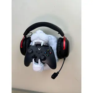 Tiger Headphone Controller Holder Stand, Unique Wall Mount and Desk Decor | Gamer Organization for PS5 Xbox etc. Gift For Animal Enthusiast controller stand