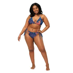 All-over print string bikini