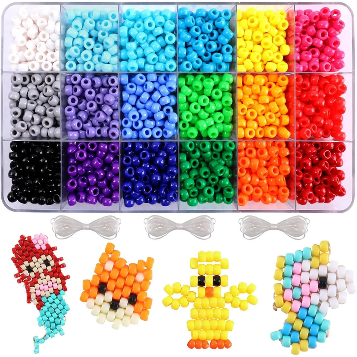 Solid Pony Beads