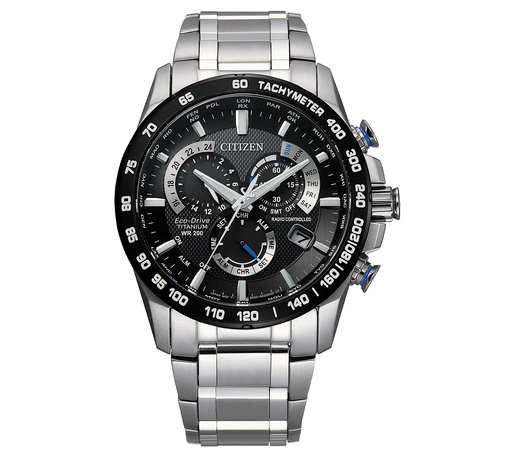 Citizen Men's Eco-Drive PCAT Atomic Titanium Chronograph Watc