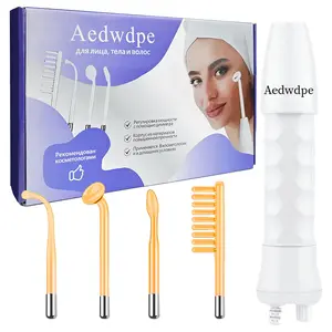 【Mother's Day Gift】4 in 1 High Frequency Facial Beauty Wand (1 Box),Multi-use Electric Instrument, Professional Facial BeautyInstrument for Women & Men New Year and Valentine's Day gifts face wand comfort skin care