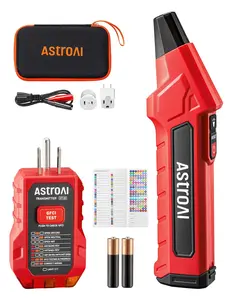 【Valentine's Day Gift】AstroAI Circuit Breaker Finder with GFCI Outlet Tester, Electrical Tester Tool for Home/Workshop Circuit Tracing, Quickly Locates Breakers with Indicators