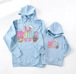 Easter matching hoodies, mommy and me matching hoodies, easter blue matching hoodies