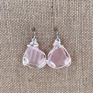 Cultured Sea Glass Earring