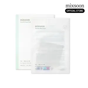 [mixsoon Official Shop] Centella Mask Pack 5EA - Korean Daily Hydrating Care Sheet Mask with Centella Asiatica Extract for Moisture and Soothing Skin