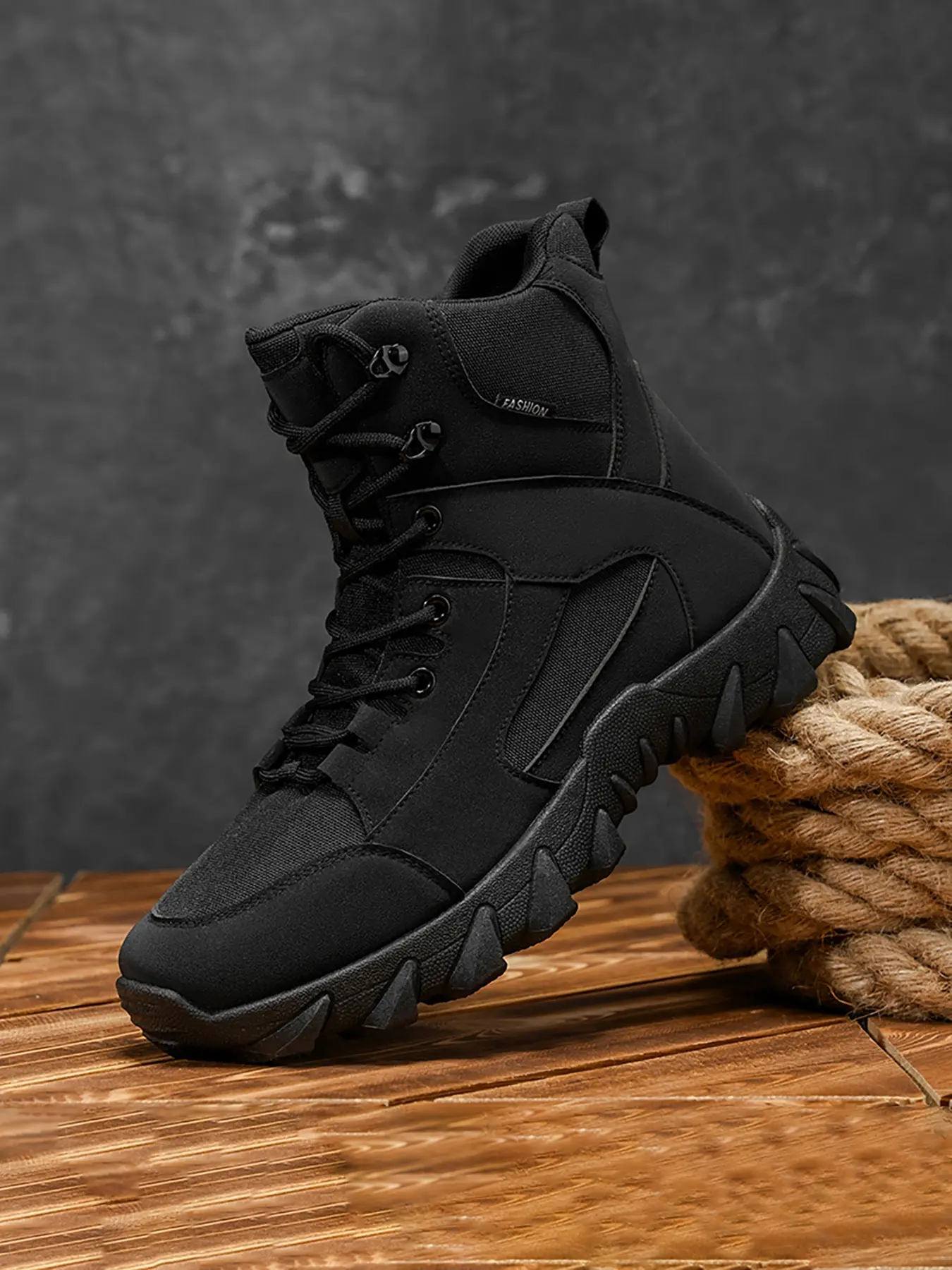 Men's Outdoor Hiking Boots, Durable Military Tactical Shoes, Comfortable High-Top Desert Boot, Delta Mountain Training Boots, Casual Hiking Shoes, Walking Hiking Shoes, Trekking Camping Shoes, Outdoor Sports Footwear