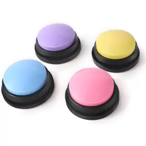 Voice Recording Button,  Buttons for Communication Pet  Buzzer, 30 Second Record & Playback, Funny  for Study Office  4 Packs