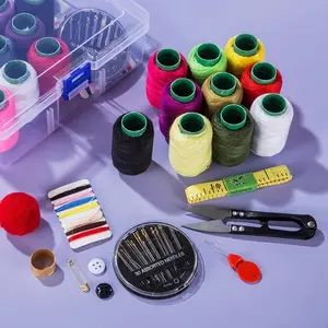 41PCS Big Eye Steel Sewing Tool Set – Needle and Thread Repair Kit with Threader, Stainless Steel Hand Sewing Needles, Practical Sewing Kit for Adults, Home, DIY, and Travel Use