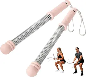 New Upgrade Weighted Cordless Battle Ropes – Quiet Ropeless Training Rope Fitness Equipment for Home Gym, Portable Exercise Battle Rope for Women & Men, Indoor & Outdoor Workouts