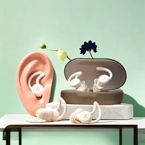 3-Layer Waterproof Reusable Silicone Ear Plugs, 2 Pairs for Swimming, Surfing, Snorkeling, Adults & Teens Aged 14+