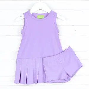 Purple Tennis Dress - Sporty Girls Performance Fit