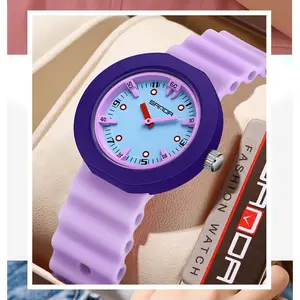 Sanda brand watch Japanese movement waterproof quartz watch contrasting color three-dimensional