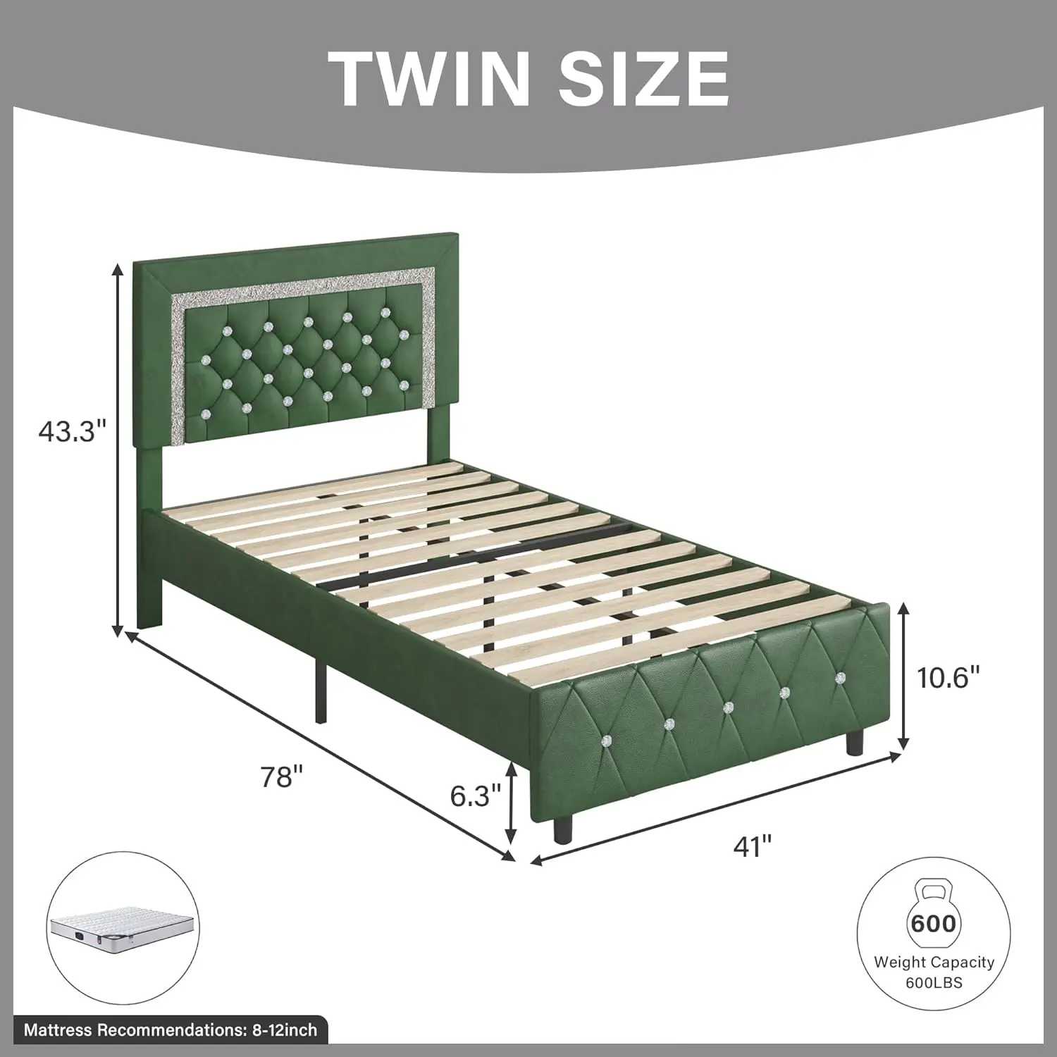 Twin Size Green