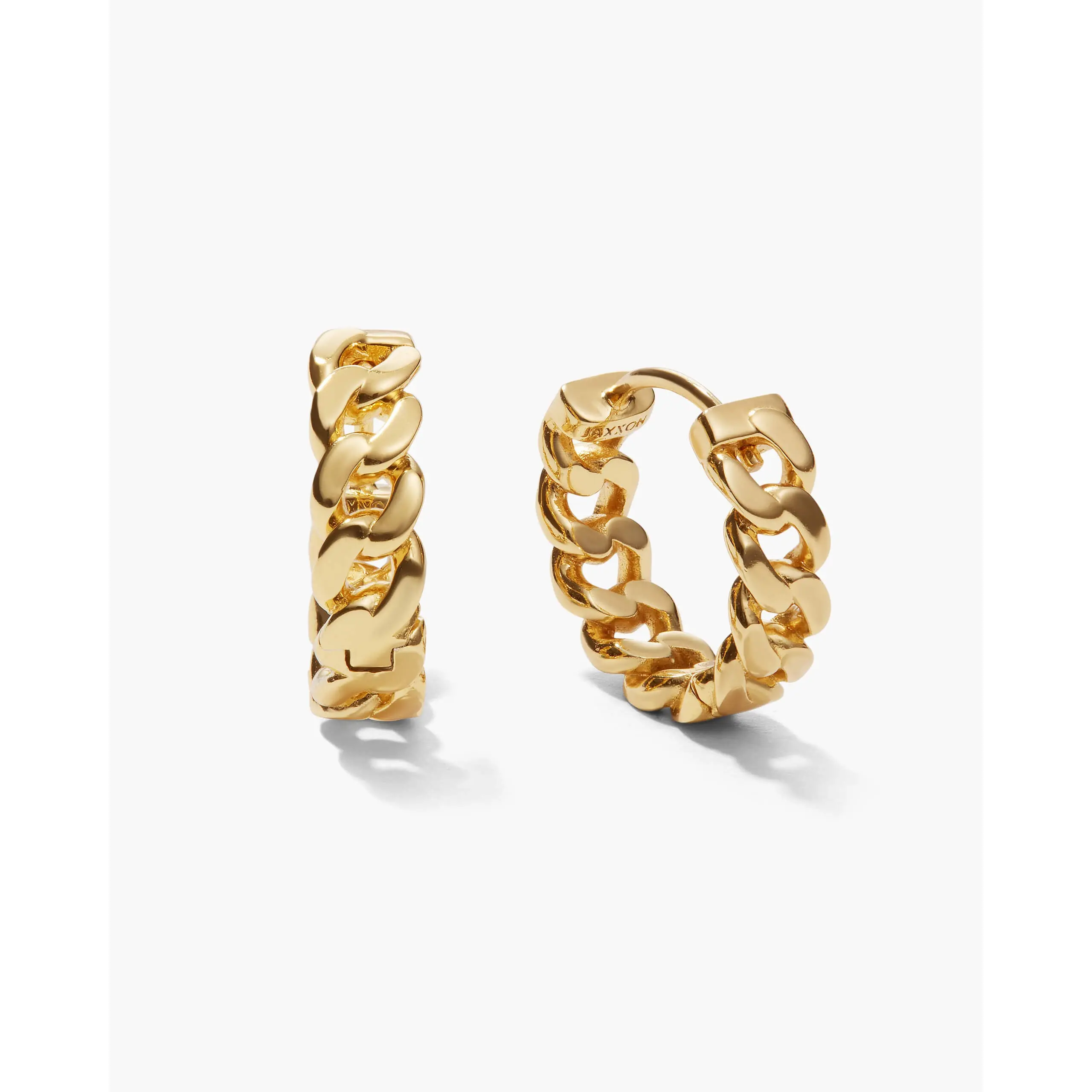 JAXXON - Cuban Link Earrings - Gold