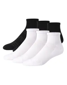 Hanes Moves Breathable Mesh Men’s Ankle Socks Shoe Sizes 6-12 6-pairs Men's Underwear Multi Pack Comfortable Fit Soft Stretch Fabric Hmmv86