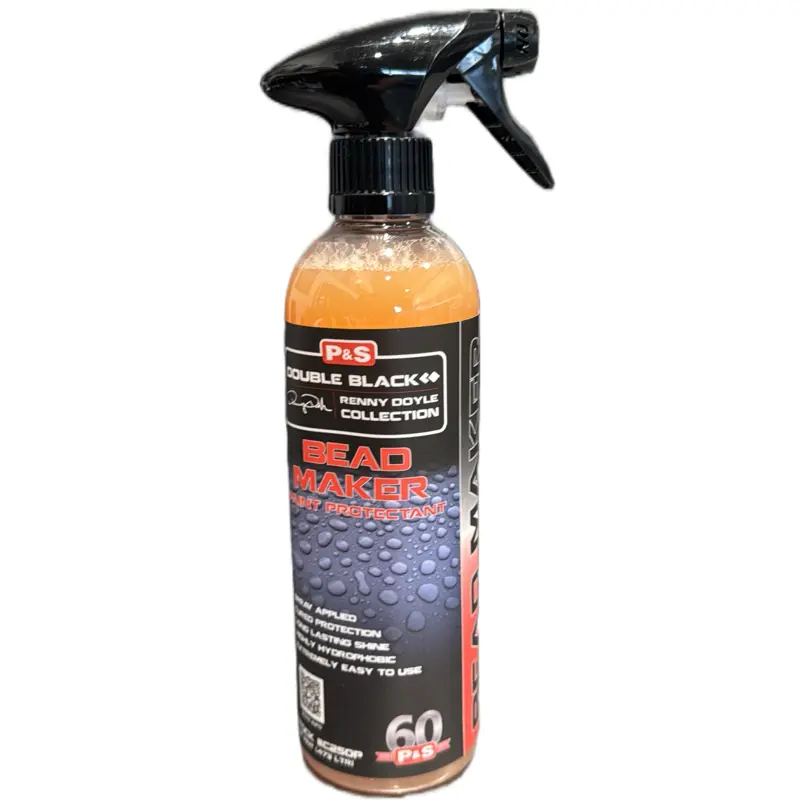 Bead Maker Double Black Collection Car Coating Spray, Paint Protectant & Sealant with Easy Spray & Wipe Application, Cured Protection, Long-Lasting Gloss Enhancement, Hydrophobic Finish, Multifunctional Ceramic Nano for Multifunctional Use