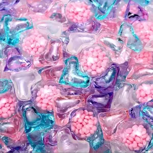 5-In-1 Laundry Detergent beads, 50pcs/120pcs Scent Booster Laundry capsules, Concentrated Liquid Fabric Softener, Fruit Scented, Strong Stain Removal, Color Protection, Laundry Fragrance Enhancer, Laundry Pods, Laundry Tools & Accessories
