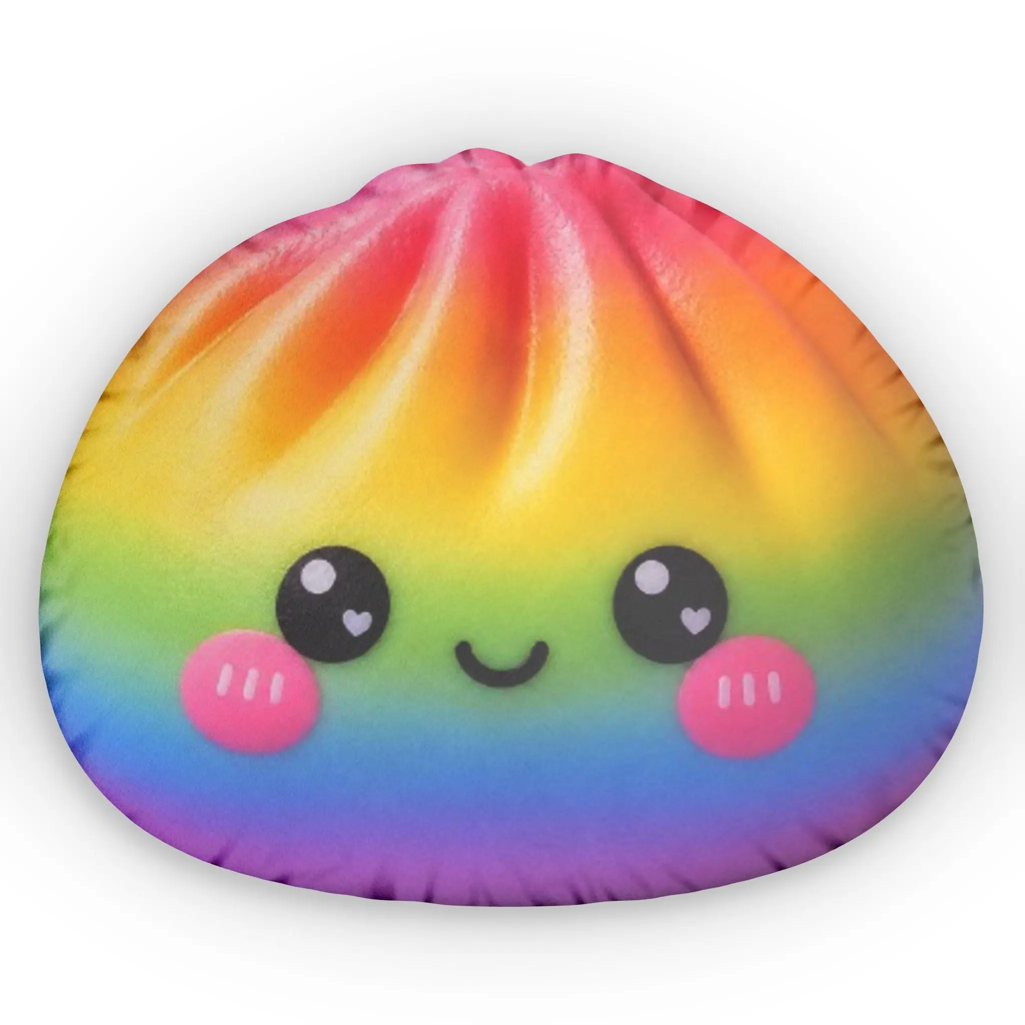 Rainbow dumpling pillow