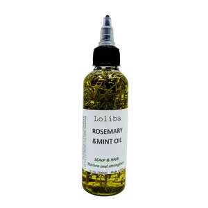Extra Strength Rosemary Mint Hair Gowth Oil, Enriched with essentia oils and castor Oil 3.5 / 100 ml
