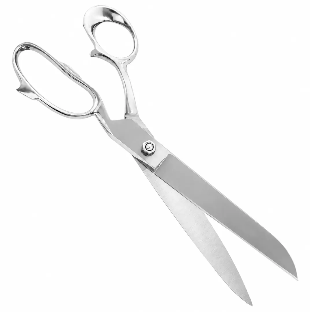 12-Inch Heavy Duty Stainless Steel Tailor Scissors, Professional Sewing Shears with Extra Large Finger Holes, Long Sharp Blades for Fabric Cutting, Sewing, Tailoring, Crafts – SC-77120