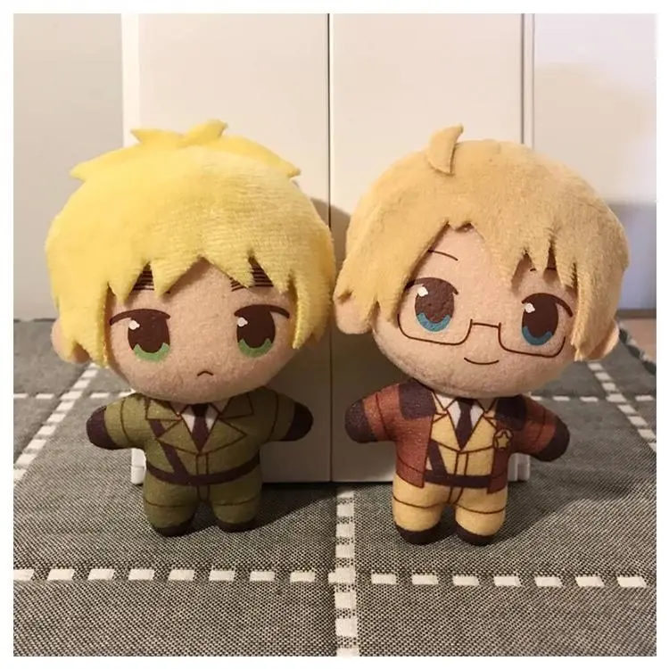 10cm Hetalia Japanese Anime Ivan Braginsky Mini Plush Doll - Unisex Russia Cosplay Stuffed Toy for Anime Fans