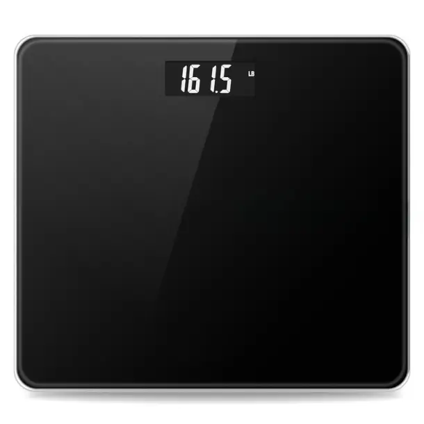 Digital Bathroom Scale for Body Weight, Bath Scale for Accurate Weight Watching with Large LCD Display, Most Accurate for The Elderly Safe Home Use, 330 lbs, Healthcare, Weighing Scale