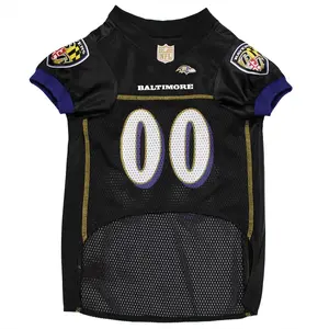 PETS FIRST NFL BALTIMORE RAVENS MESH JERSEY FOR DOGS PETS FIRST NFL BALTIMORE RAVENS MESH JERSEY FOR DOGS