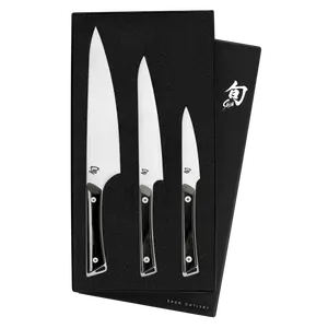 Shun - Kazahana 3-Piece Starter Set - 8" Chef's Knife, 6" Utility Knife, 3.5" Paring Knife
