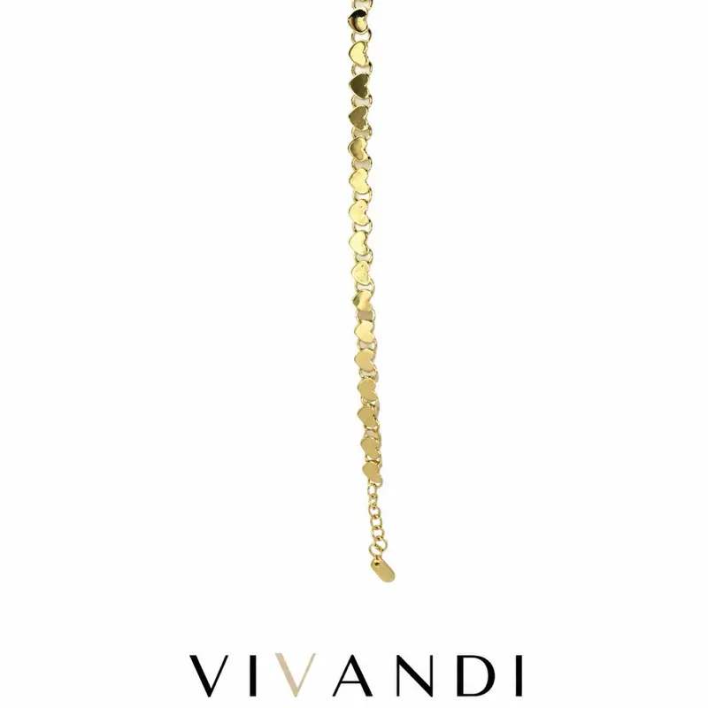 Vivandi Heart Link Bracelet