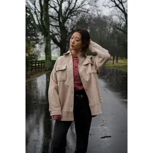 Light Beige Shacket