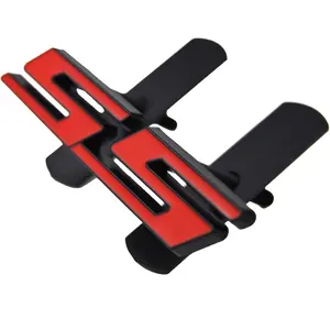 3D SS Emblem Badge Lettering Front Grille Grill Chrome with Mount for Chevrolet Chevy Camaro Impala Malibu Holden