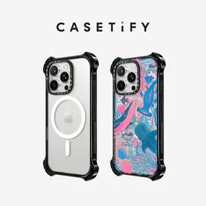 CASETiFY Bounce Case for iPhone 17/16/15/14 Series [6X Military Grade Drop Tested / 21.3ft Drop Protection / Compatible with MagSafe] - Black