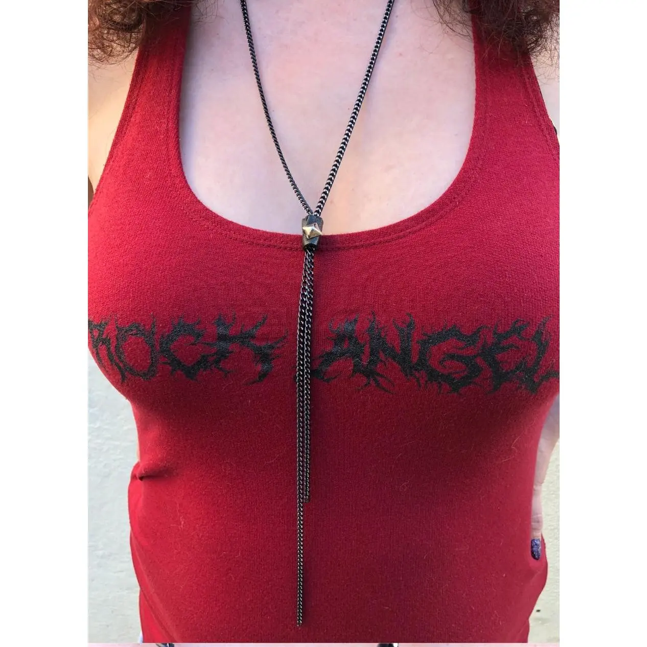 Skinny Chain Bolo Necklace