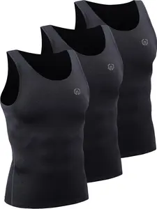 NELEUS Outdoorfun Men's  3 Pack Dry Fit Compression Tank Top