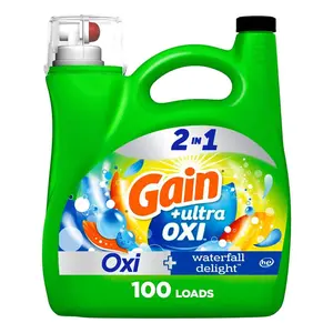 144 oz. Ultra Oxi Waterfall Delight Scent Liquid Laundry Detergent (100-Loads) Downy Unstopables Scent Booster Beads