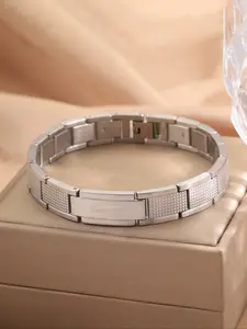 Fashion Vintage Stainless Steel Animal Watch Band Bracelet, Waterproof Non-Fading Bangle, Men's Daily Wear, Holiday Gift