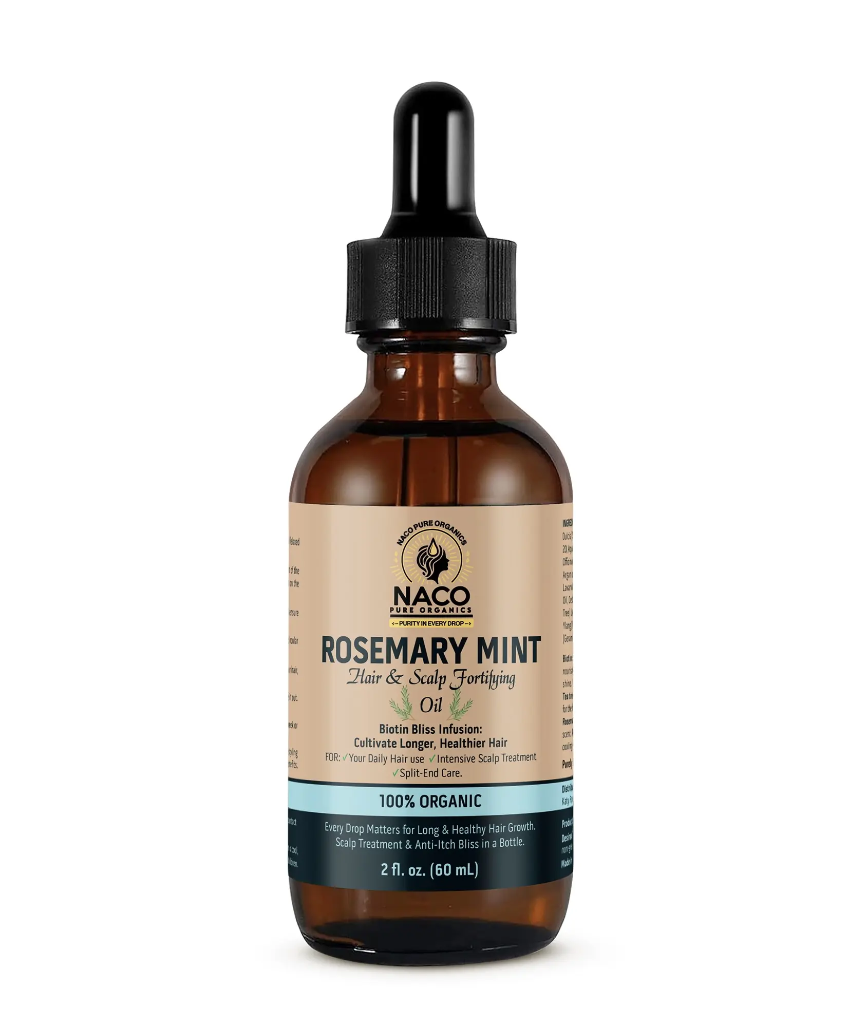 Hair growth and scalp stimulator blended with all-natural FDA certified ingredients tested and proven to promote healthier hair growth and scalp care. Peppermint Comfort Nourishing Daily