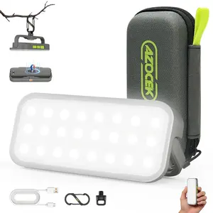 Azocek Pocket Sized Rechargeable LED Work Light 600 Lumens 5 Color Temps and 5 Brightness Levels SOS Mode 2400mAh Battery Type-C Fast Charging Magnetic and Tripod Mount