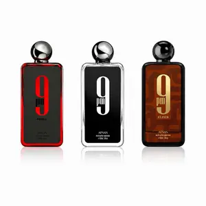Afnan 9PM (3pcs Bundle) Afnan 9pm Elixir + 9 PM + 9PM REBEL by Afnan perfumes | (Men) 3.4oz(100ml) - Fragrance Gift Bundle, Aromatic Citrusy Fragrance, Edp Perfume Spray