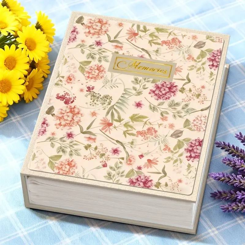 6 Inch Photo Album Holds Up to 100 Photos, Large Capacity Family Memory Book, Travel Souvenir Album, Couple Anniversary Gift, Christmas Present, Decoration Items, Photocard Album, Picture Album