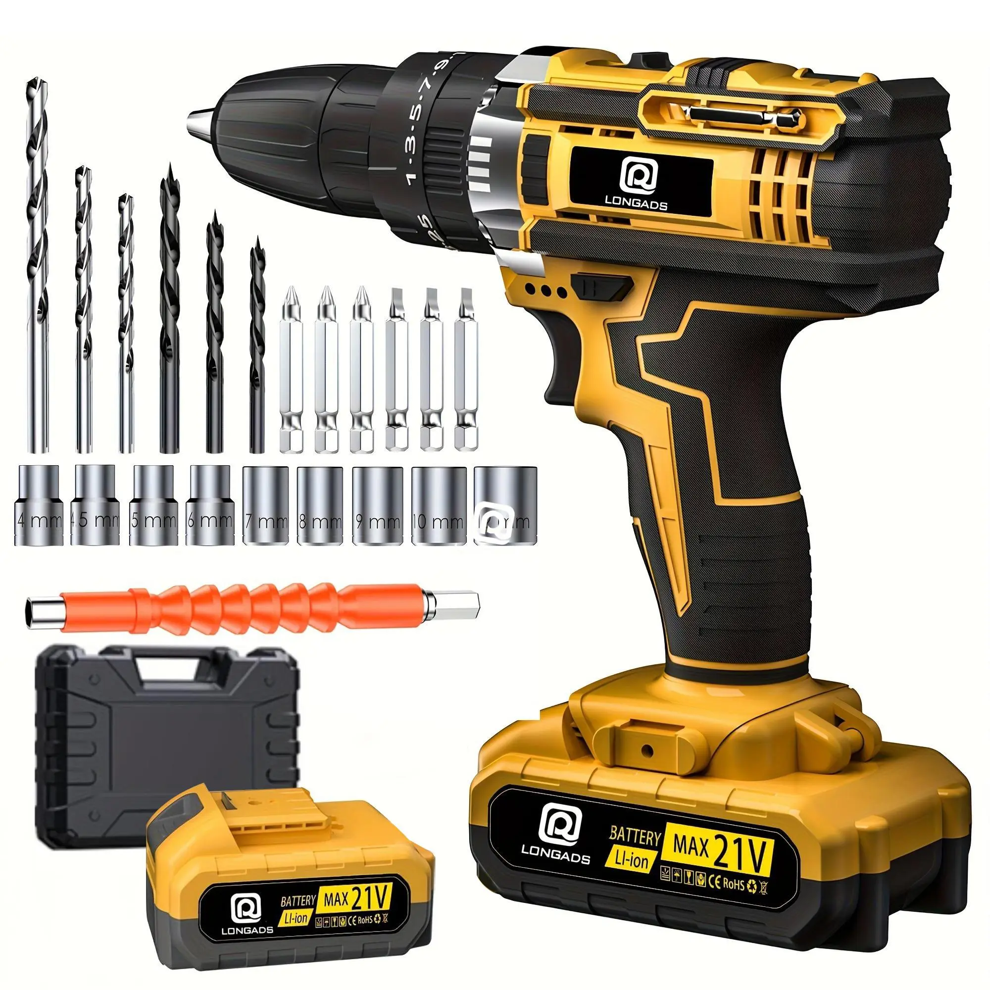 【AAA】21V Cordless Impact Drill Set System malfunction, purchase with caution