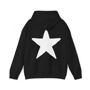 Trendy Star Hoodie Wrap yourself in celestial charm with our Star Casual Cotton