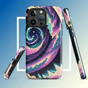 Ollie Print Purple Galaxies Artwork Tough Case for iPhone® 11, 12, 13, 14, 15