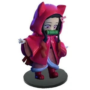 New Anime Figure Demon Slayer Figures Kimetsu No Yaiba Doll Plum Rain Series Blind Box Figurine Warrior Action Figure Model Toys