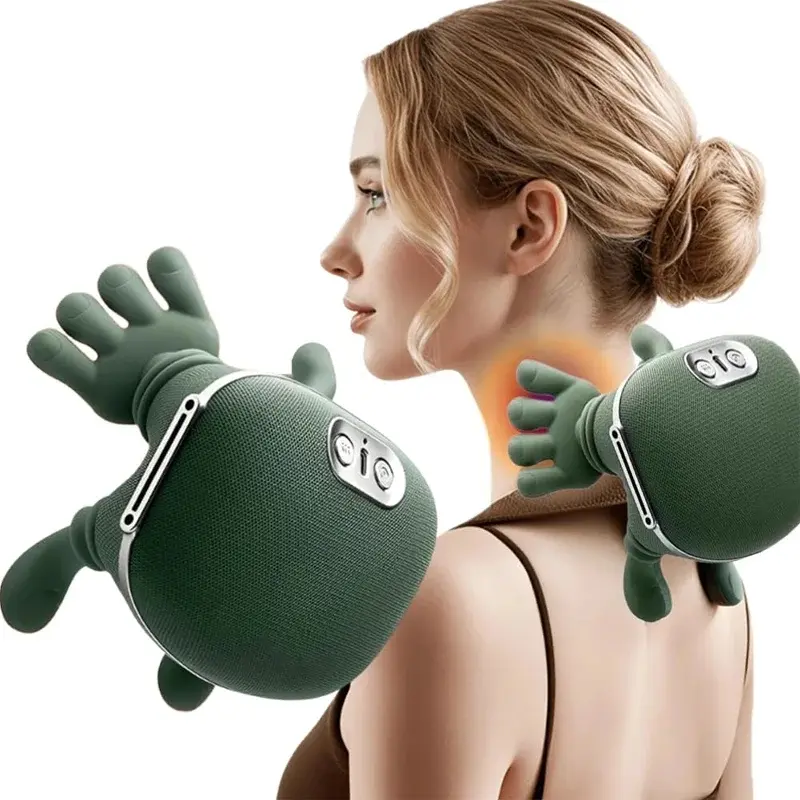 Shoulder Neck Massage Roller, Electric Massager Imitates Artificial Finger Massage, Pressure Point Relief, Muscle Relaxation Tool
