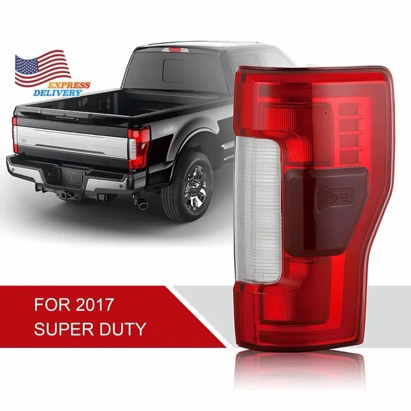 2017 2018 2019 Ford F-250 Super Duty LED Tail Light W/ Blind Spot Right