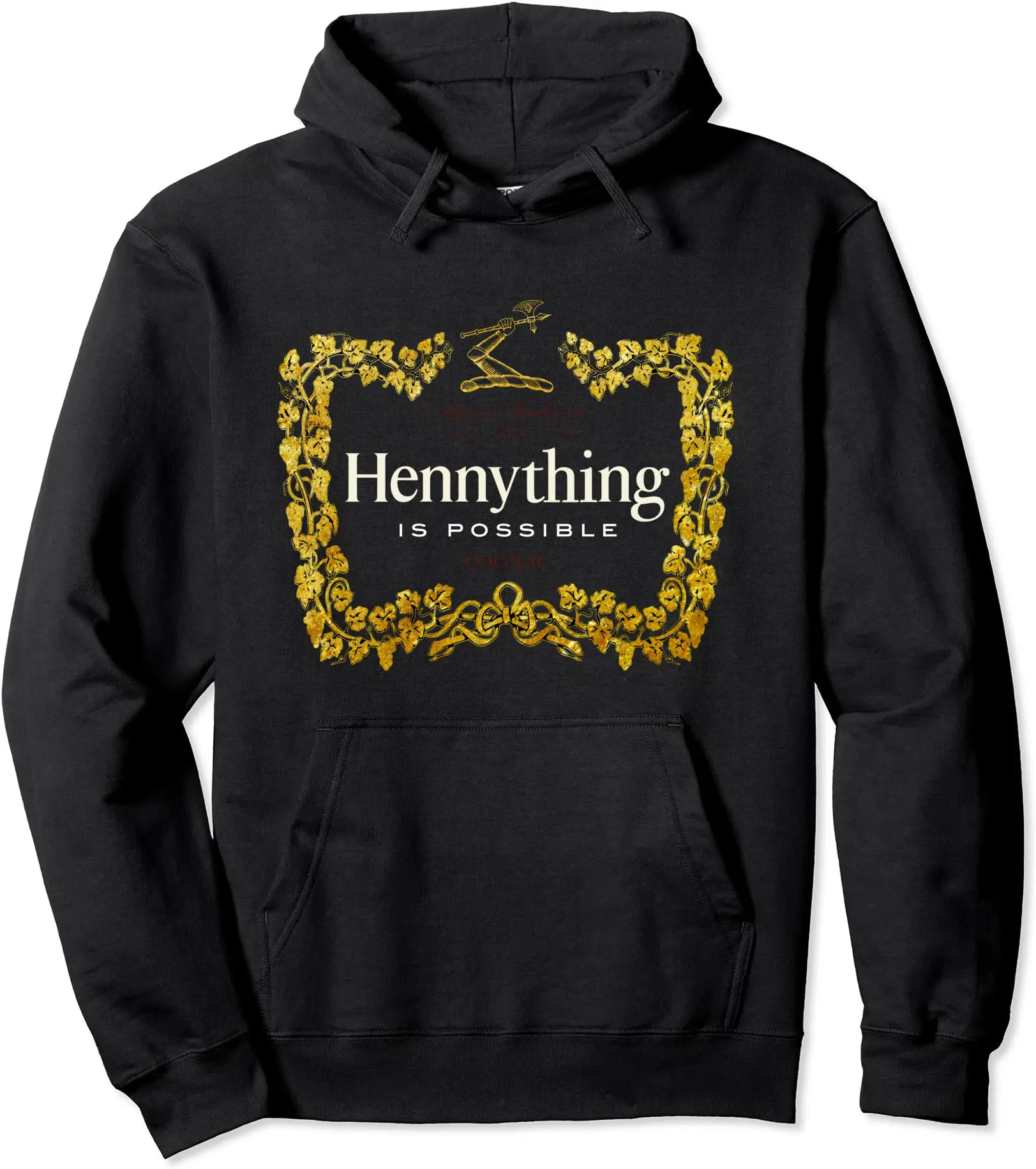 Henny Shirt, When the Henny's in the system. Henny Parody Pullover Hoodie